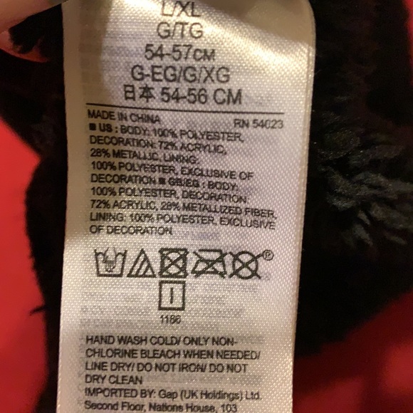 Baby Gap Disney Mickey Mouse Black Beanie size XL - Picture 9 of 9